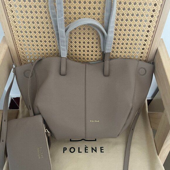 Polene сива дамска чанта
