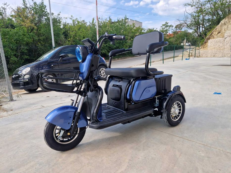 Tricicleta electrica 3 scaune adulti, varstnici | Garantie Livrare NOU