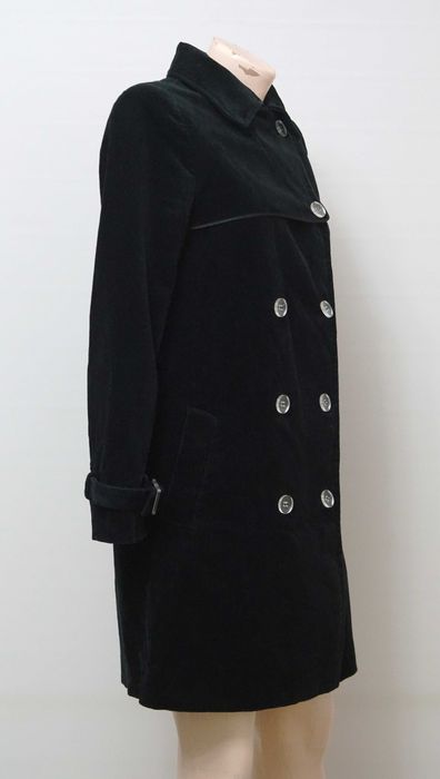 Trench din catifea neagra  Joseph marimea 36