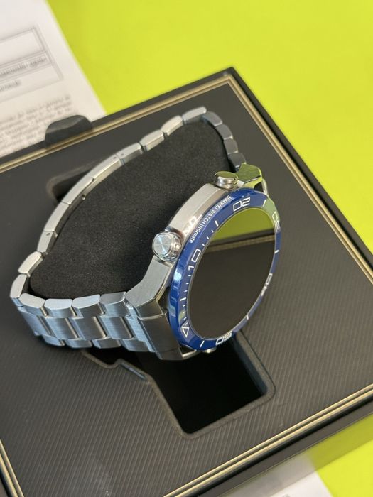 КАТО НОВ 49mm Huawei Watch Ultimate Гаранция Yettel 2027 г. Blue