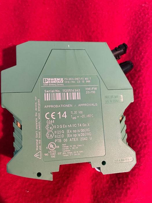 Convertor FO Phoenix Contact Convertor PSI-MOS-DNET/FO 850 T FO