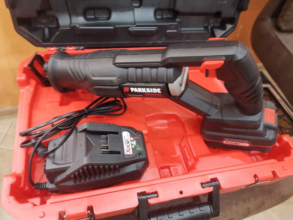 НОВ Немски Безчетков Саблен Трион 4 Ah Parkside Performance Германия