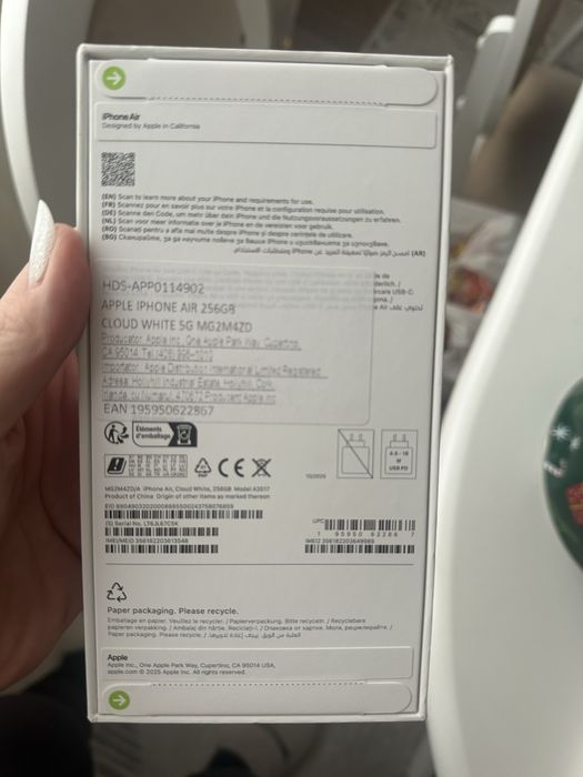 Iphone  17 Air 256  gb