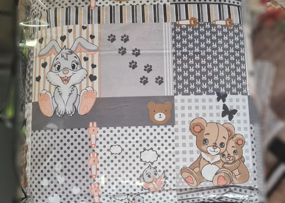 Спален комплект\спално бельо за кошара 100%памук