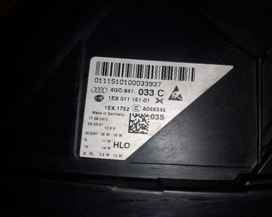 Audi A6 A8 C7 D4 set faruri full led matrix far stanga dreapta 4g