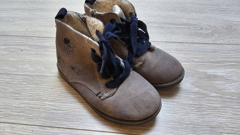 Ghete Barefoot iarna Tikki piele naturala imblanite nr 28 + ghete Reserved imblanite nr 27