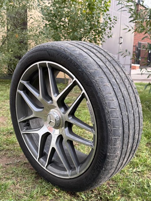 Диски АМГ Мерседес оригинал 20 размер 255/40 R20 шины TURANZA