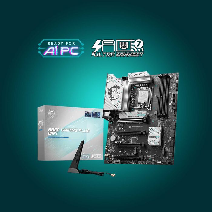 Материнская плата MSI B860 Gaming Plus WiFi DDR5 LGA1851 ATX