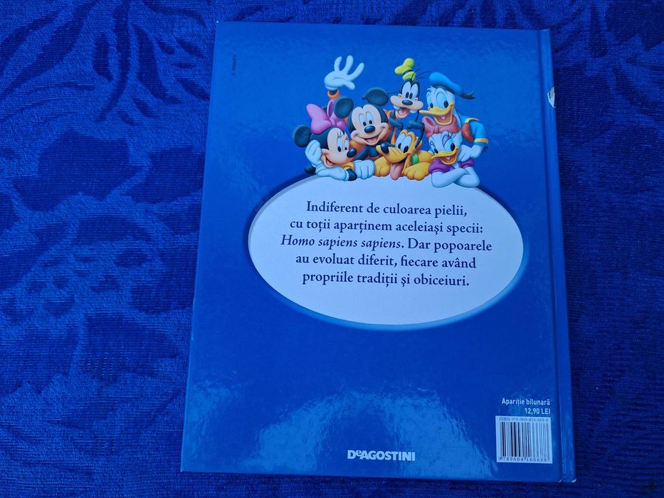 DeAgostini Enciclopedia | Disney Mickey Mouse carte copii | Popoarele