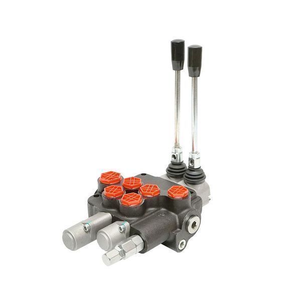 Хидравличен разпределител с 2 лоста 1 поплавък 80l/min breckner german