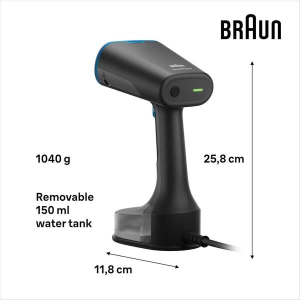 Нов Уред за Гладене с Пара Ютия BRAUN QuickStyle 5 GS5031BL, 1200 W, 2 години Гаранция