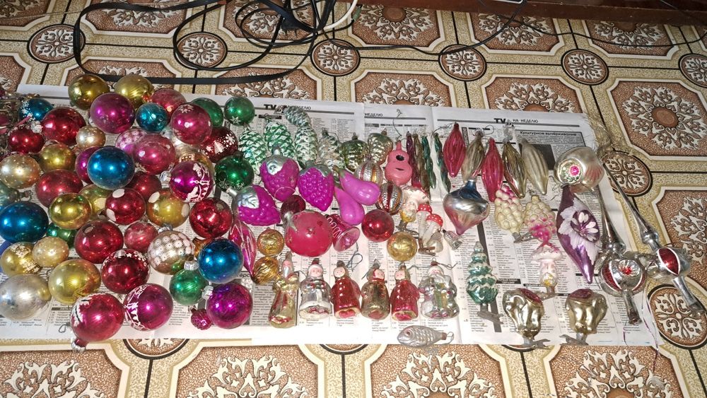 Ёлочные игрушки  из СССР