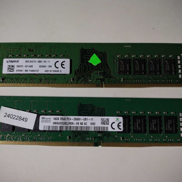 Десктоп/PC памет 2бр х16гб DDR4-2666