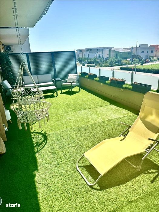 Apartament modern, 2 camere, 50 mp utili, 38 mp terasa, etaj 1 - Dumbr