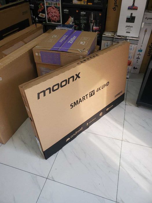 Телевизор moonx 55 4K Smart TV двойной плут голосовой управления есть