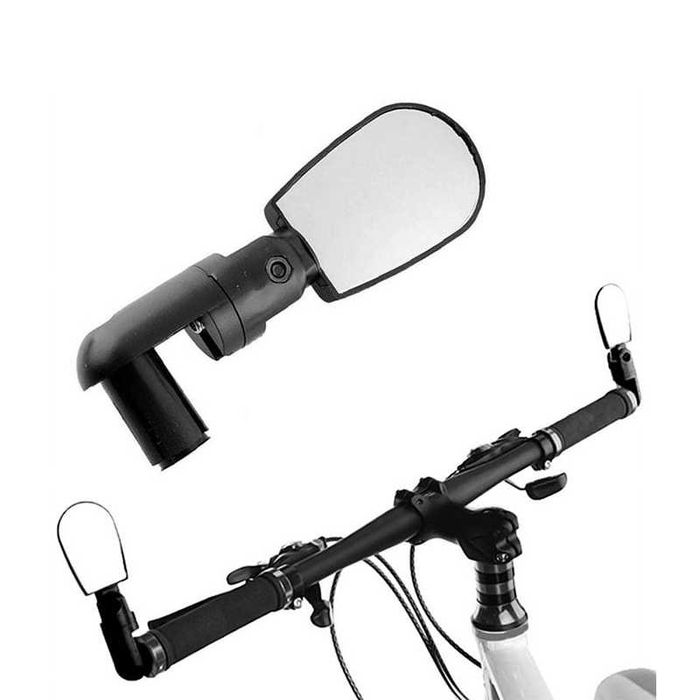 Универсално огледало за велосипед, Ляв или десен монтаж (7.5 х 5 см.)
