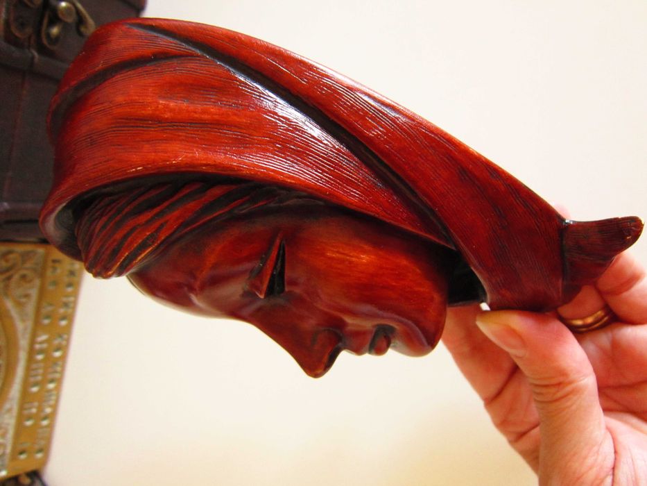 cadou rar arta  Achatit original Fecioara Maria Madonna Germania'60