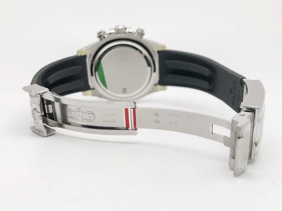Rolex Daytona 126519 – 40mm – Сребрист циферблат – Керамичен безел – Каучукова каишка – реални снимки