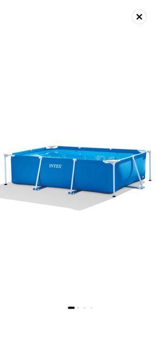 Piscina rectangulara cu cadru metalic Metal Frame Intex 28270NP, 220x150xH60 cm