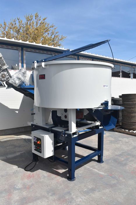 Malaxor beton, betonieră, malaxor cu ax vertical, malaxoare beton