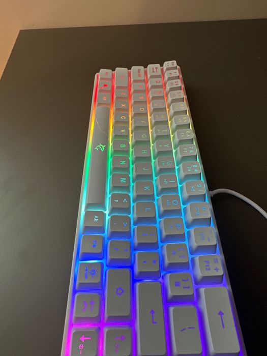 Tastatură gaming white shark