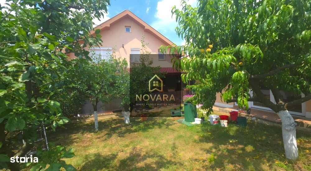 Casa langa Blue Sky cu panouri solare, garaj si terasa mare