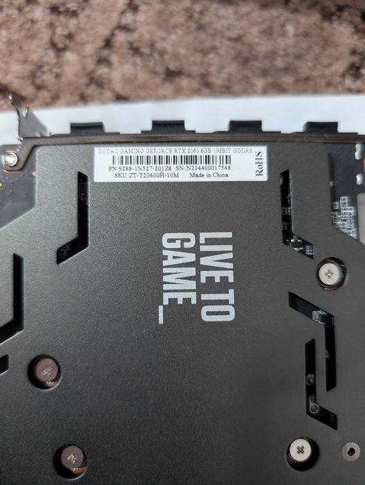Видеокарта ZOTAC GAMING GeForce RTX 2060 6GB