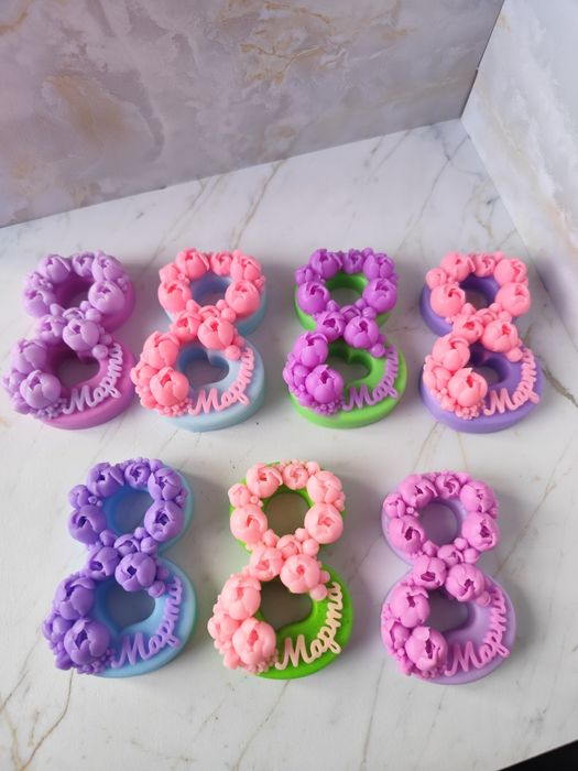 Мыло ручной работы к 8 марта