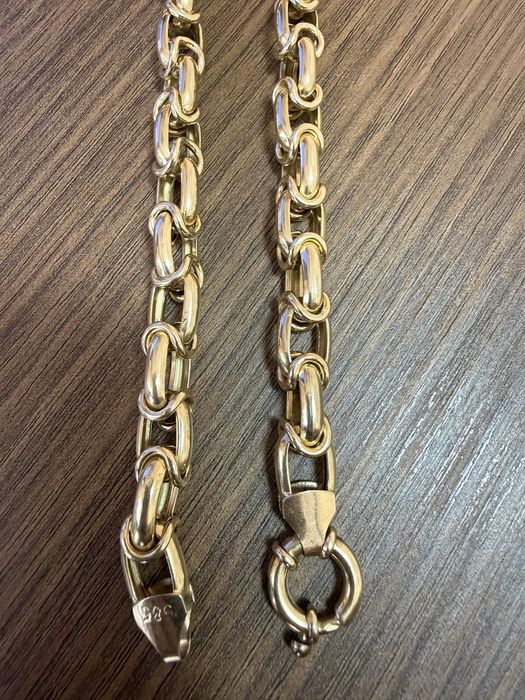 Мъжки златен ланец НОВ