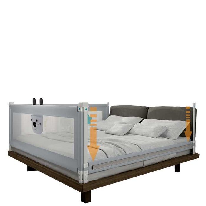 Bariera pentru pat bebelus, protectie pat 150, 160, 180, 190, 200 cm