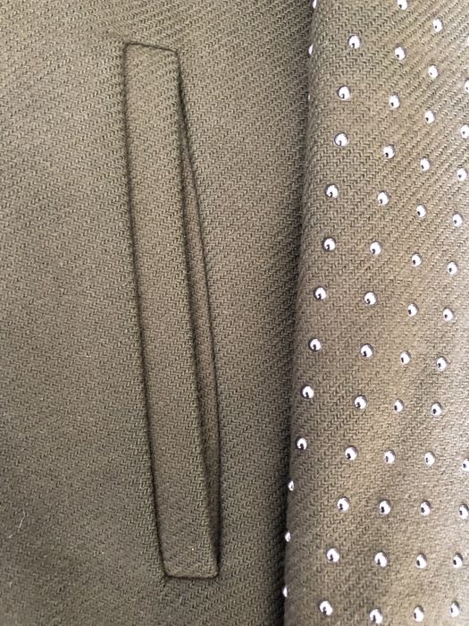 Zara каки палто с капси, XS