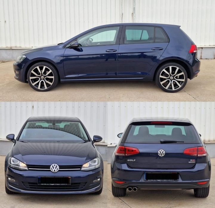 Vw Golf 7 Highline / Piele Maro/ Bixenon / Senzori / Jante Bicolore Gti / Facturi de la 0 Km