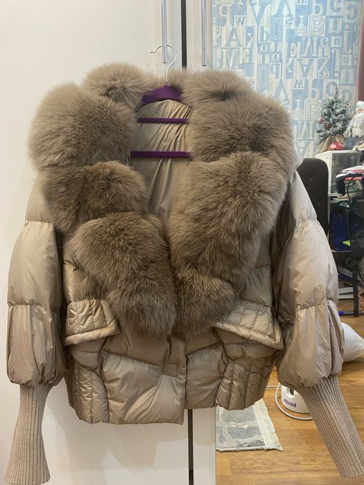 Куртка с натуральным мехом