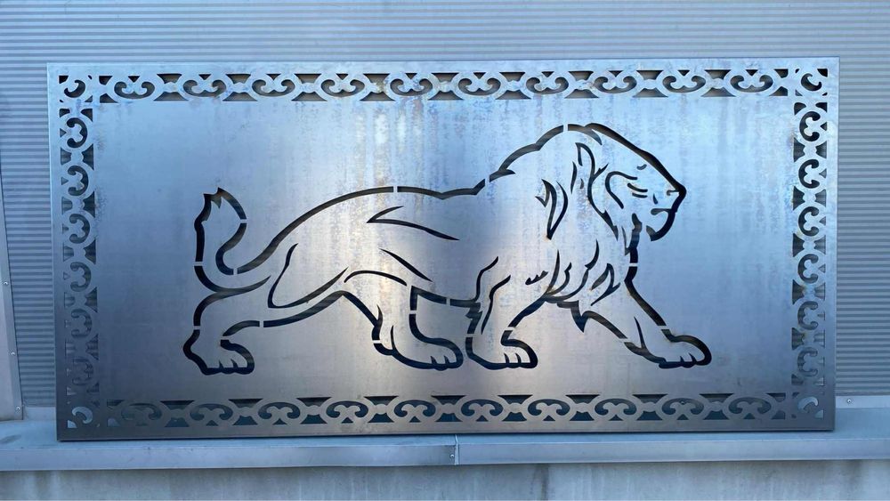 Метални оградни пана - лазерно изрязани