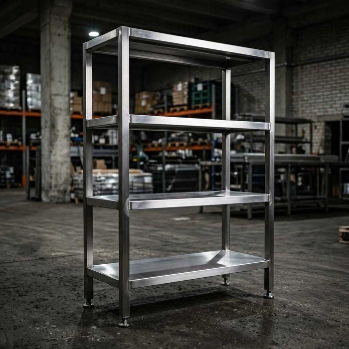 Perforatsiyali Nerjaveyka stellaj / Перфорированный стеллаж 4 полки