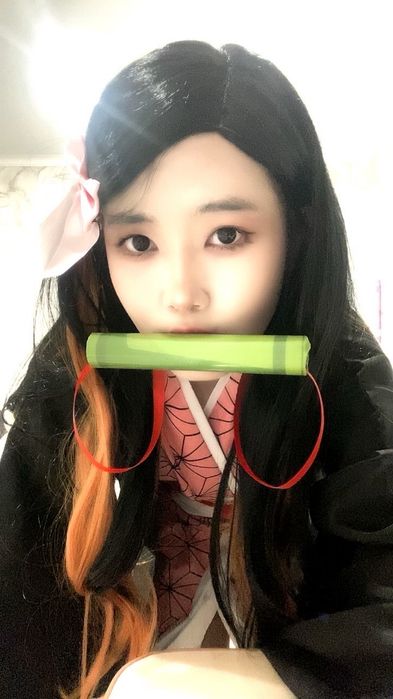 Полный косплей Незуко Камадо