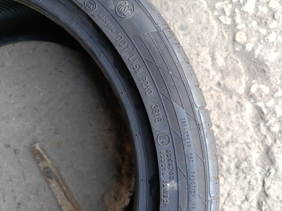 НОВИ ЛЕТНИ -19цола -255/40-1бр.-130лв."CONTINENTAL"