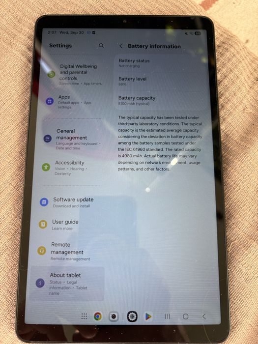 Tabelta samsung galaxy tab A9