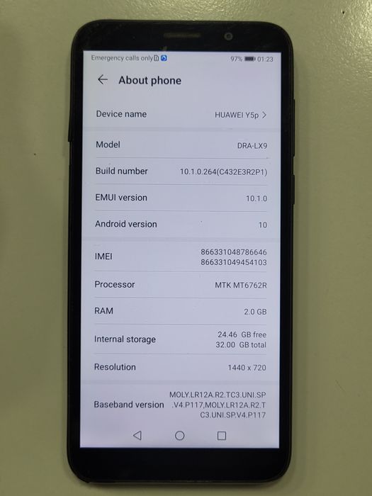 Huawei Y5p Impecabil ca Nou Poze Reale