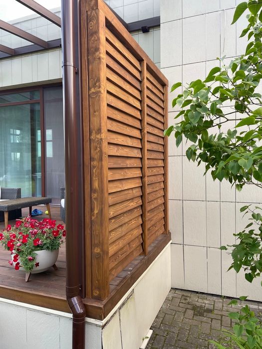 Дървени щори- алуминиеви механизми