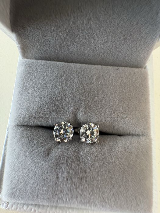 Moissanite Diamond - Обици  ЕДИНСТВЕНИ по рода си