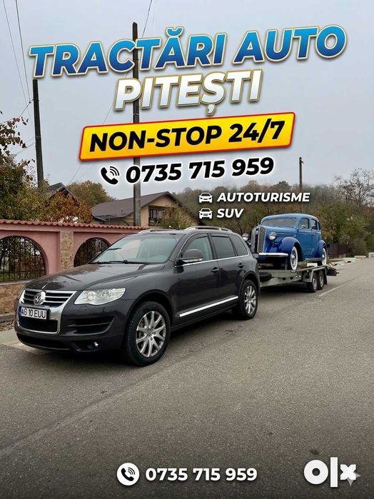 Tractari auto Pitesti NON STOP  - Asistenta Rutiera