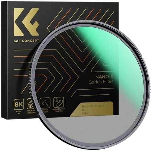 Дифузен филтър K F CONCEPT 82mm Black Diffusion 1/4