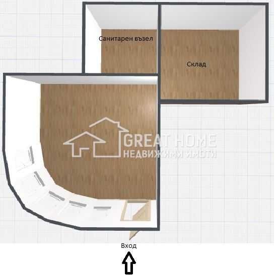 Дава се под наем Офис в Търговище, Център - 50 кв.м за 408 € - Снимка #11