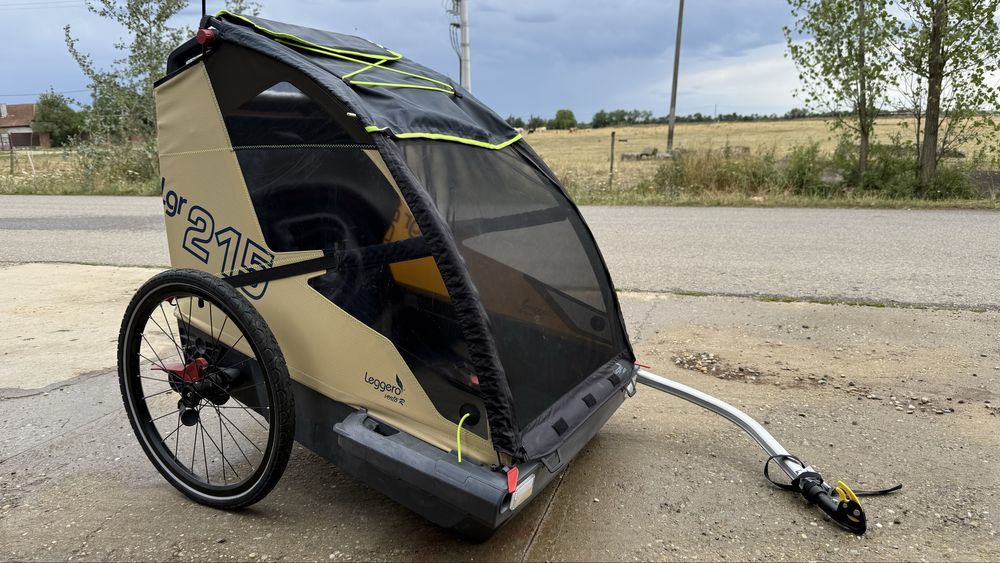 Remorca bicicleta 2 copii Legger Vento R