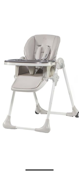 Scaun de masă pentru bebeluși Yummy gri kinderkraft