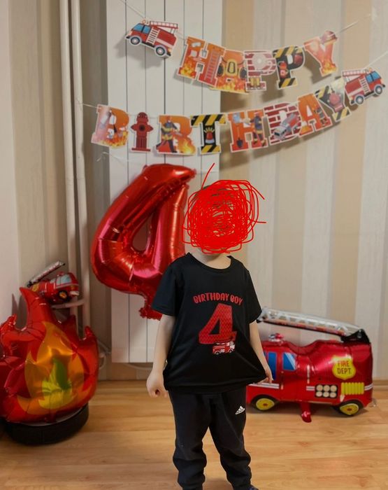 Балони за парти украса на тема Пожарна