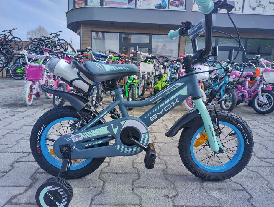 BYOX Велосипед 12" PRINCE сив