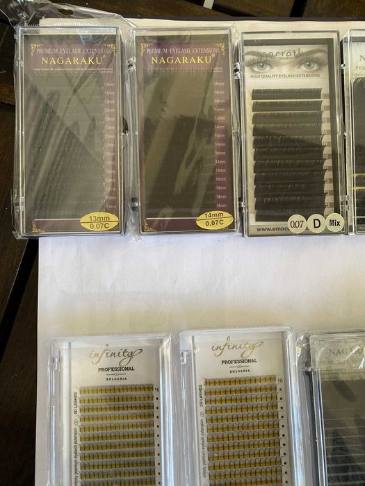 Принадлежности и консумативи за миглопластика,пинсети,мигли