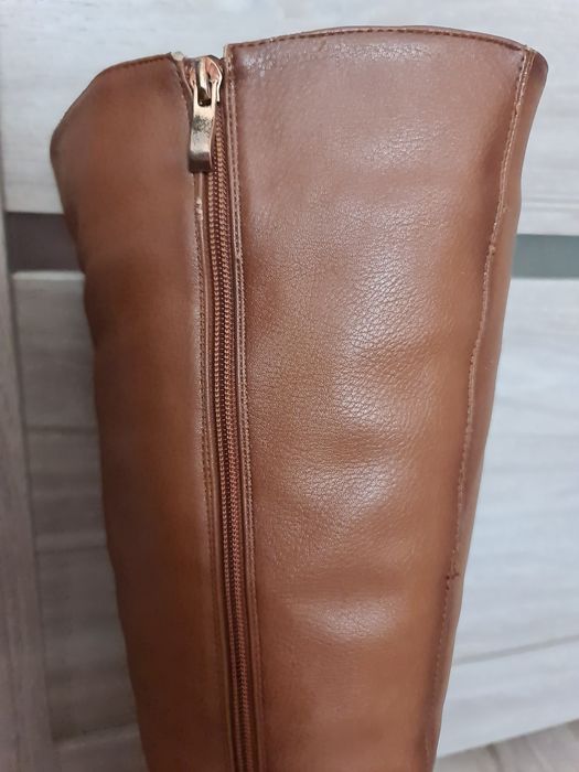 Зимние сапоги ботфорты